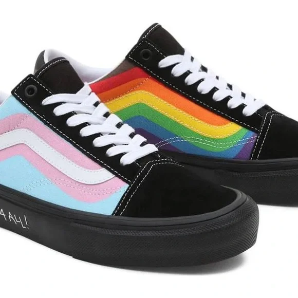Vans Old Skool Pride Skate 'Black' VN0A5FCBBMB new with Box - Picture 4 of 6